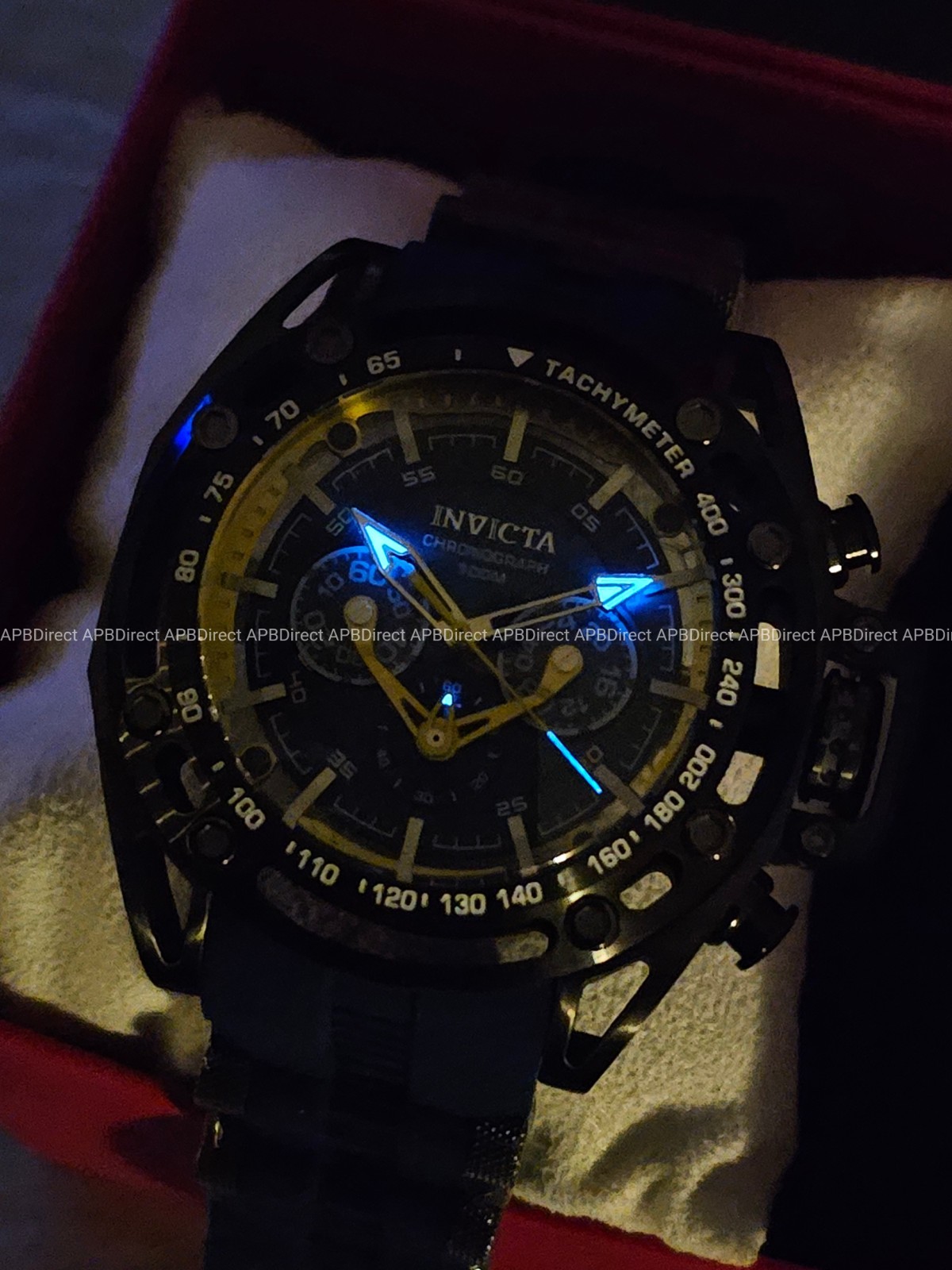 Invicta – S1 Rally – SPINNING DIALS Chronograph Flame-Fusion Crystal Mens Watch