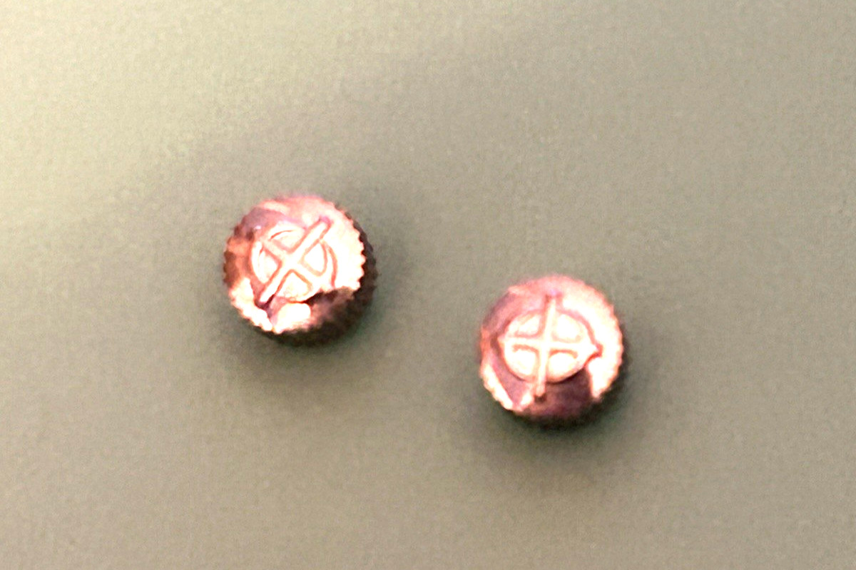 Zodiac Watch Crowns – Silver Toned – 4.46 mm dia. – 2.60 mm thick – Exc. Cond.
