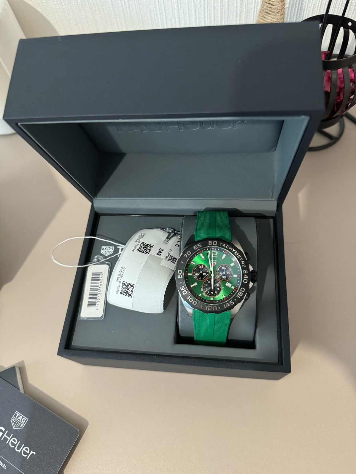 TAG Heuer Formula 1 Quartz Chronograph 43mm Green Men’s Watch CAZ101AP.FT8056