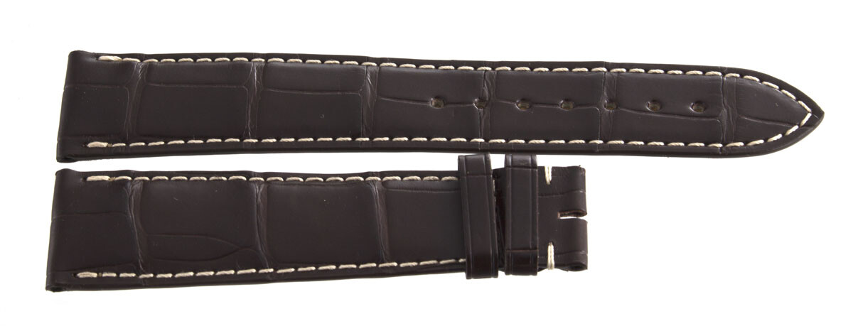 Longines 21mm x 18mm Brown Alligator Leather Watch Band Strap L682109818