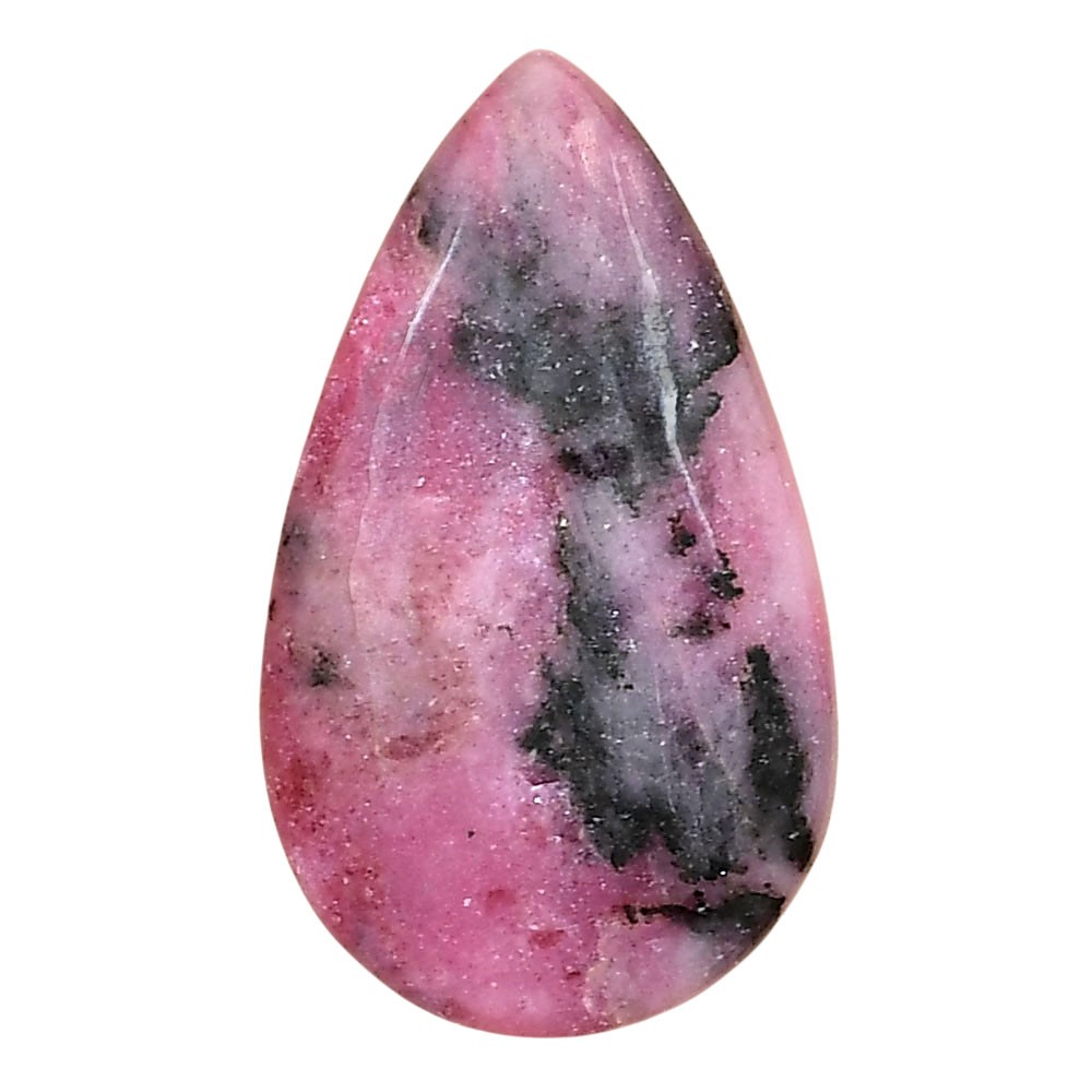 Natural Rhodonite 32.22×18.8×5.1 mm Pear Shape Polished Gemstone LS03054-50