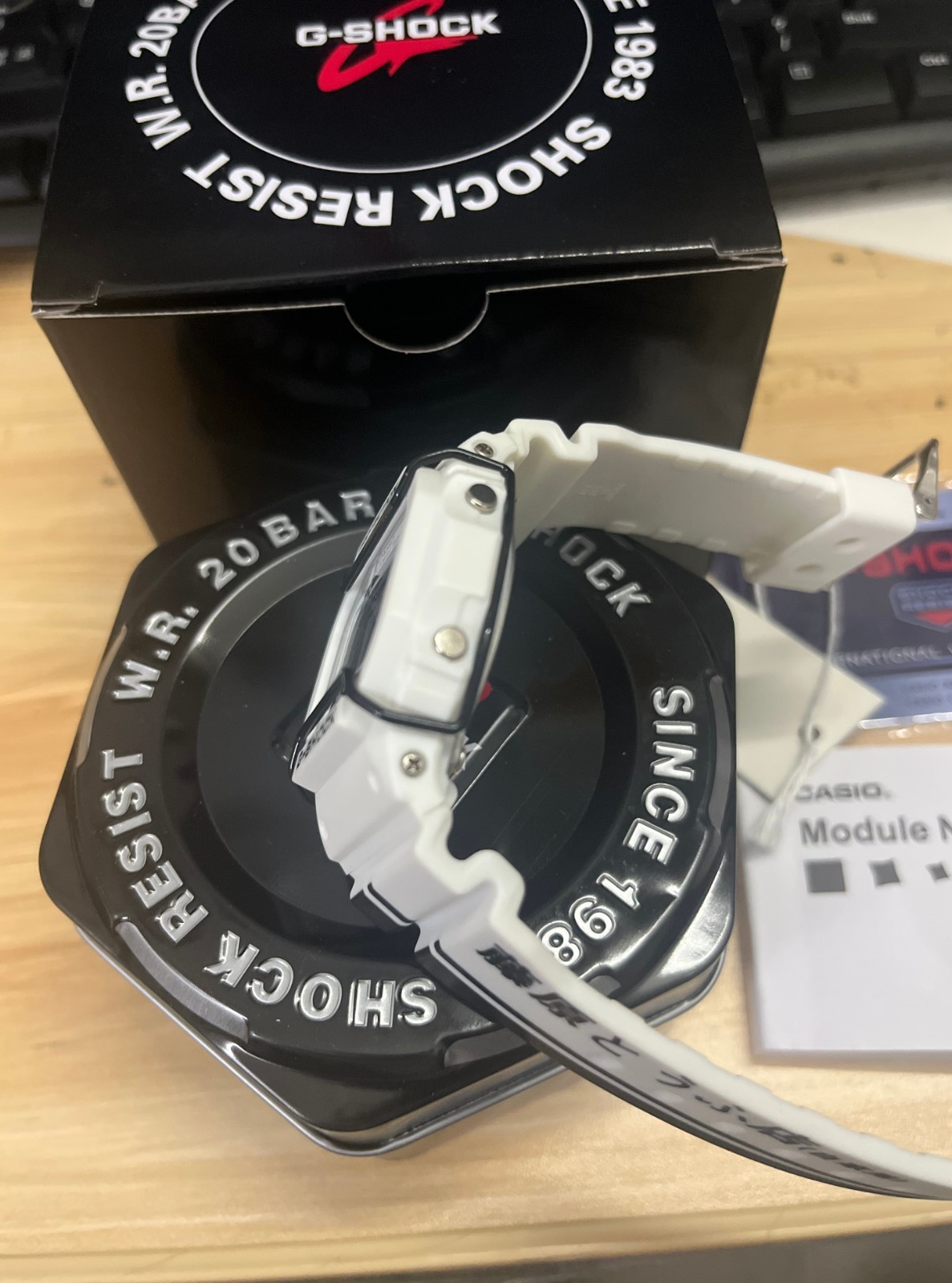 Casio G-Shock x Initial D BAIT DW-5600 Fujiwara Tofu Shop White Watch New