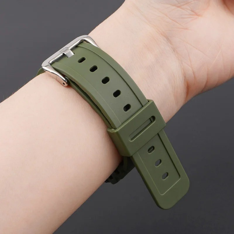 Rubber Strap for Casio G SHOCK GA-2100 DW-5600 DW-6900 Watch Band Sport 16mm onl