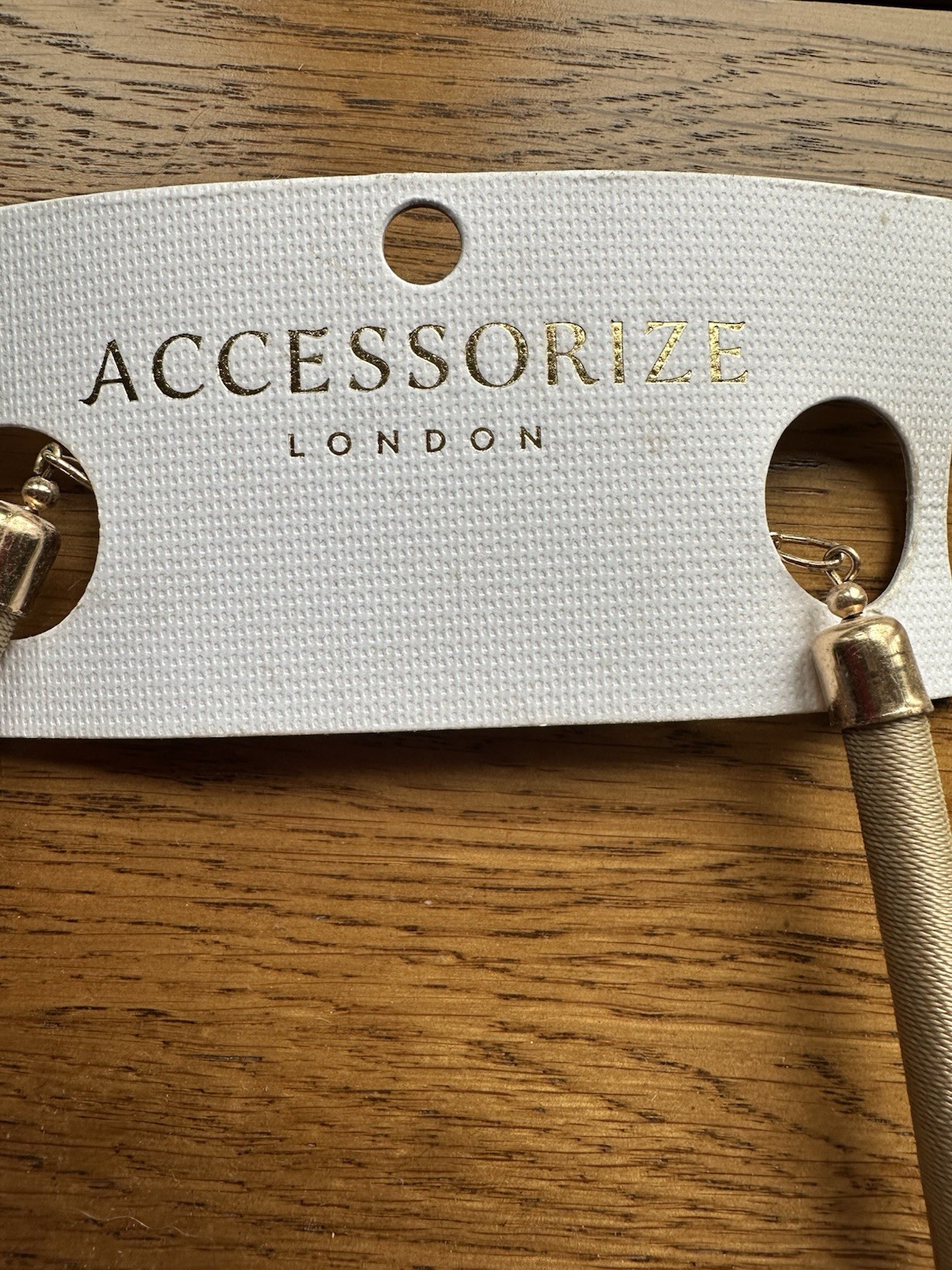 BNWT Accessorize Beaded Ethnic Necklace – Browns And Gold Coloured