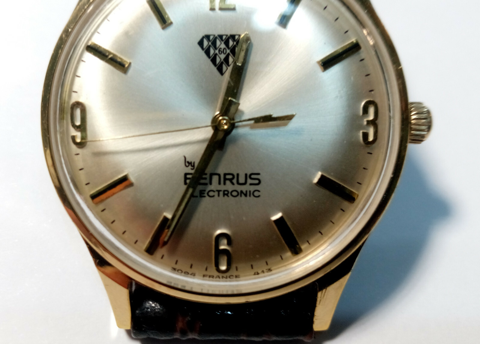 Benrus 60 by Benrus Electronic 11 Jewel Manual Wind, France Series 9021