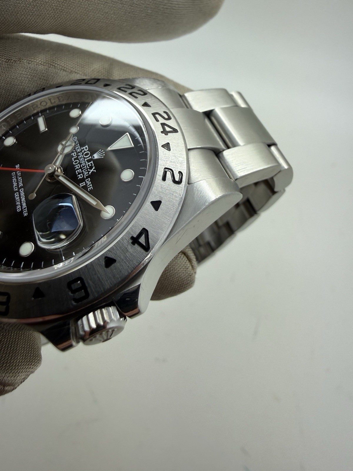2011 Rolex Explorer II Black Dial Scrambled Random Serial 3186 Mov Rehaut 16570
