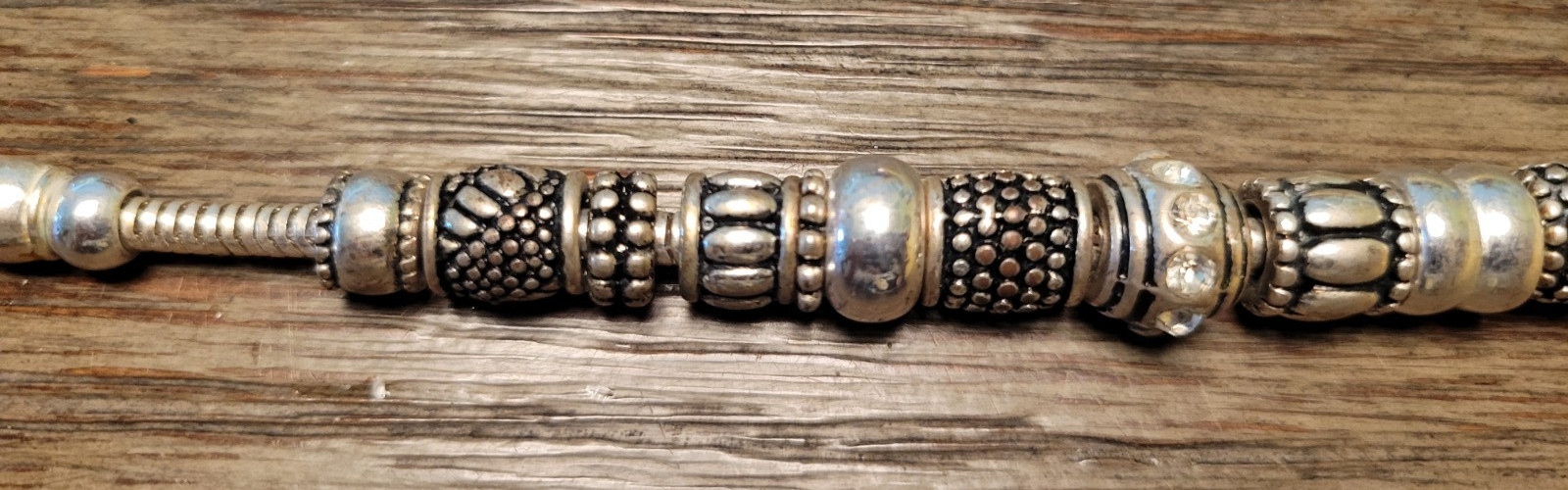 Brighton Barrel Slide Charm Bracelet With 12 Beads
