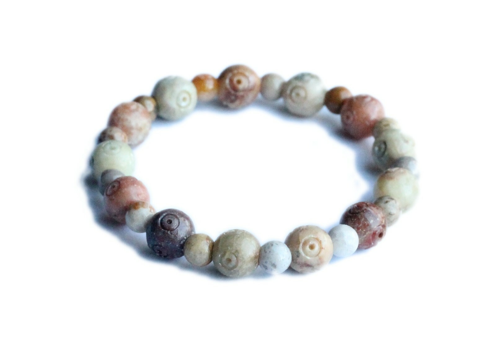Balance & Harmony Soapstone and Flower Stone Empath Protection Bracelet