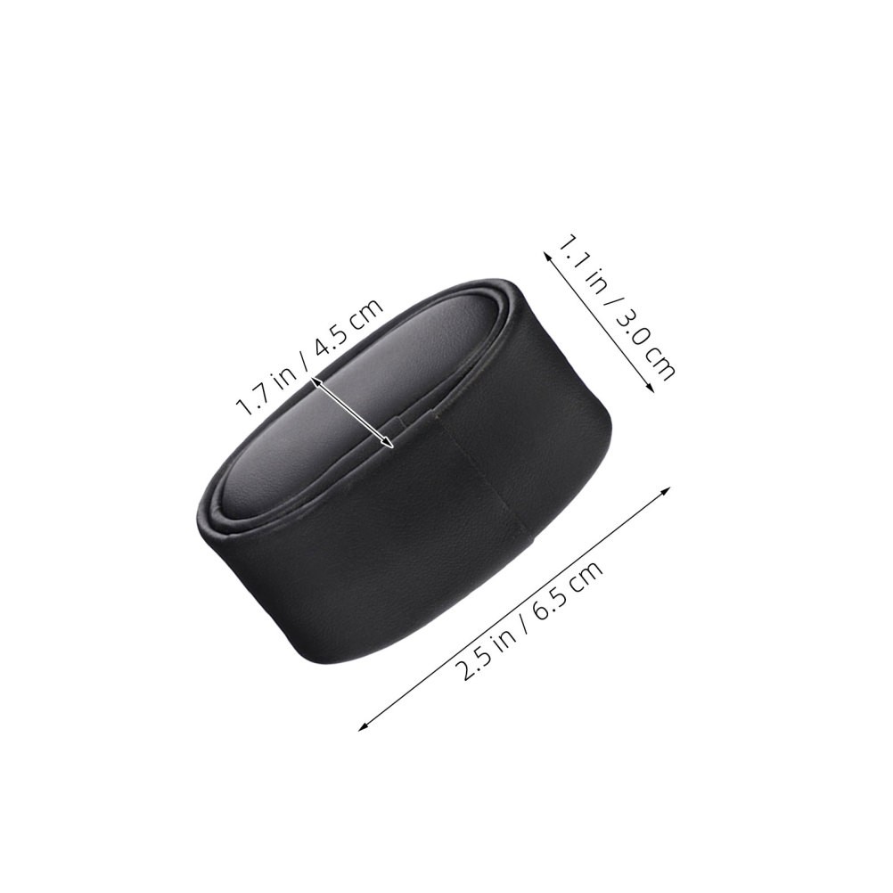 8Pcs Black Small Watch Display Pillows Soft PU Cushion for Bracelet Storage