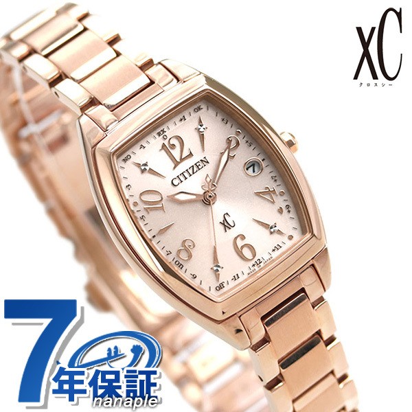 Citizen xC Cross Sea Happy Flight Eco Drive Radio Wave ES9392 51W Watch Pink Gol