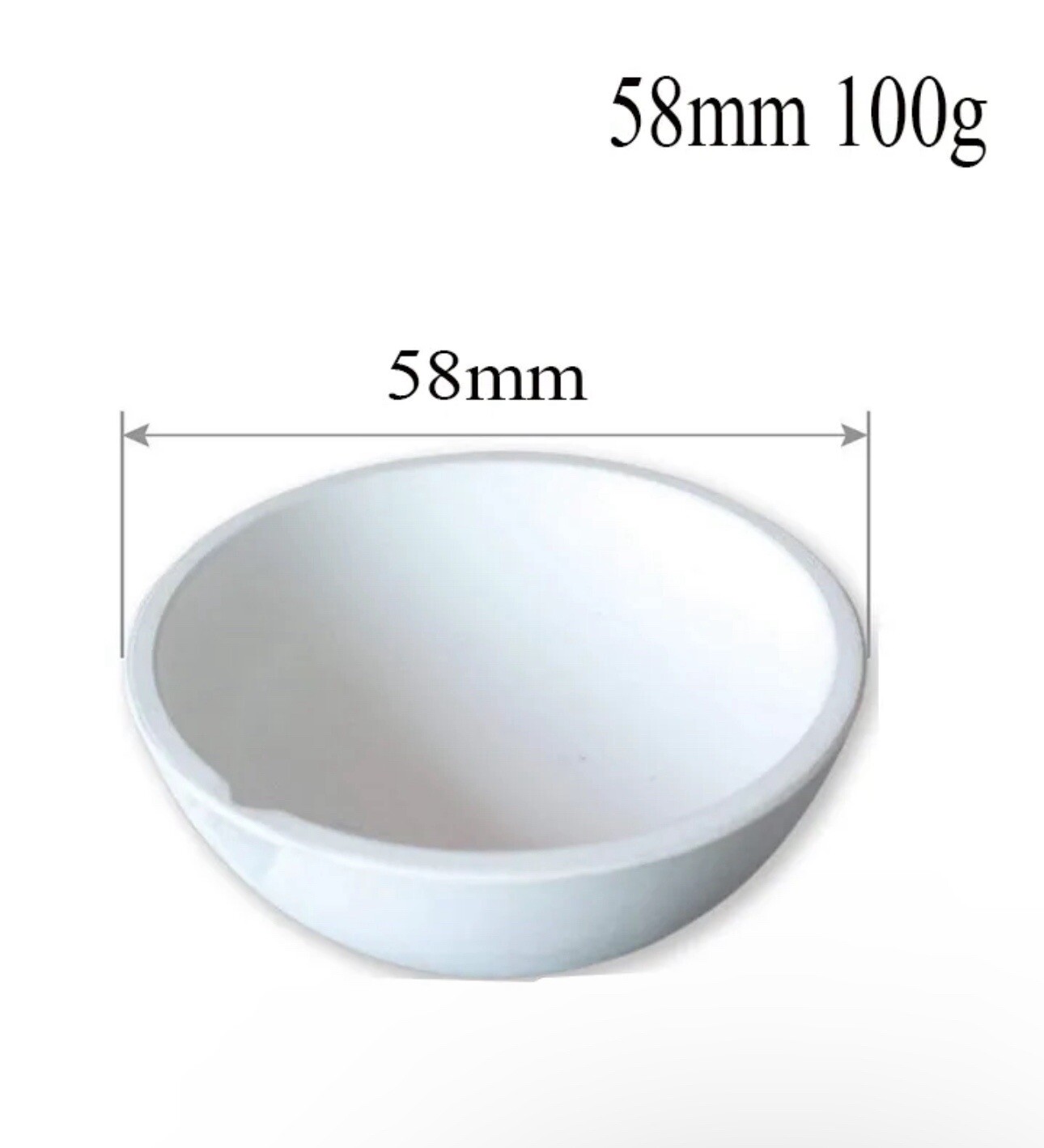 3 Crucibles Melting Dishes 100/250/500g Ceramic Casting Torch Gold Silver Melt