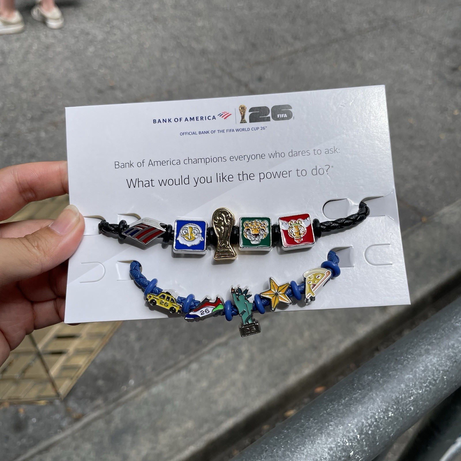 Bank Of America World Cup Charm Bracelet NYC Exclusive Size S And L IN HAND