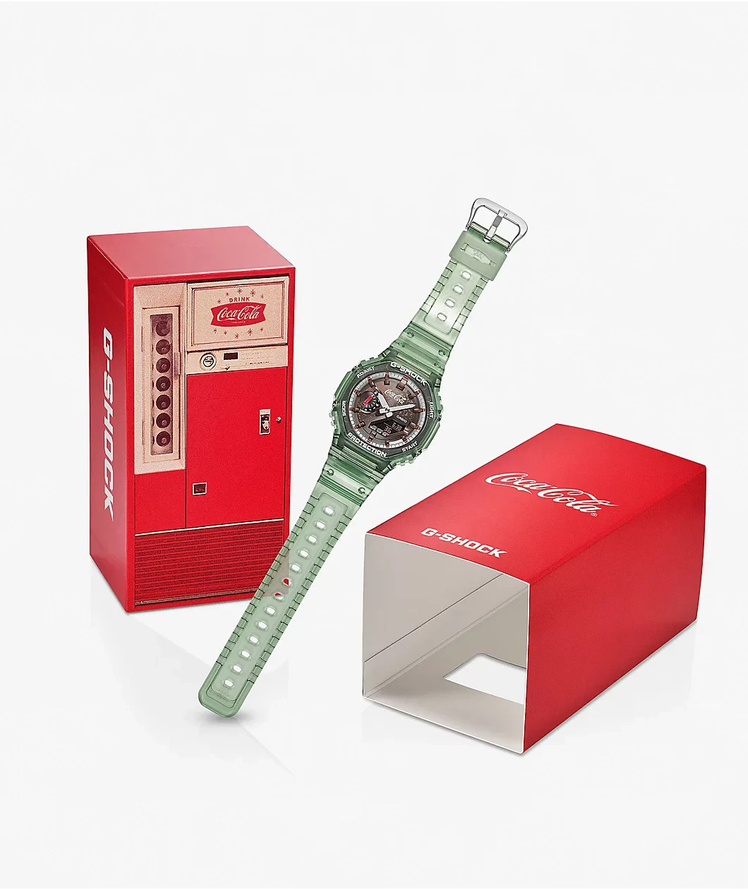Casio G-Shock GA-2100CC-3A Coca-Cola 140th Anniversary Analog & Digital Watch