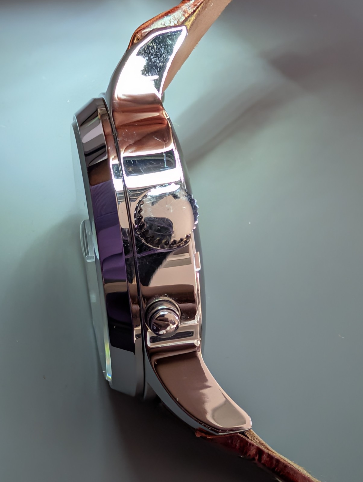 Hyundai Automatic Mechanical Watch Power Reserve Date 10ATM Exhibition Back Box