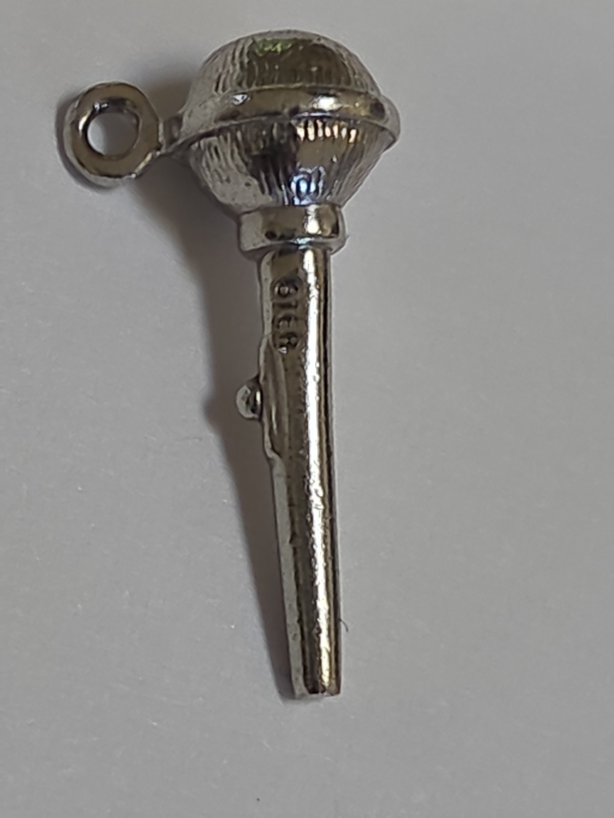 Sterling Silver ~ Microphone Charm ~ by Rembrandt ~ VINTAGE