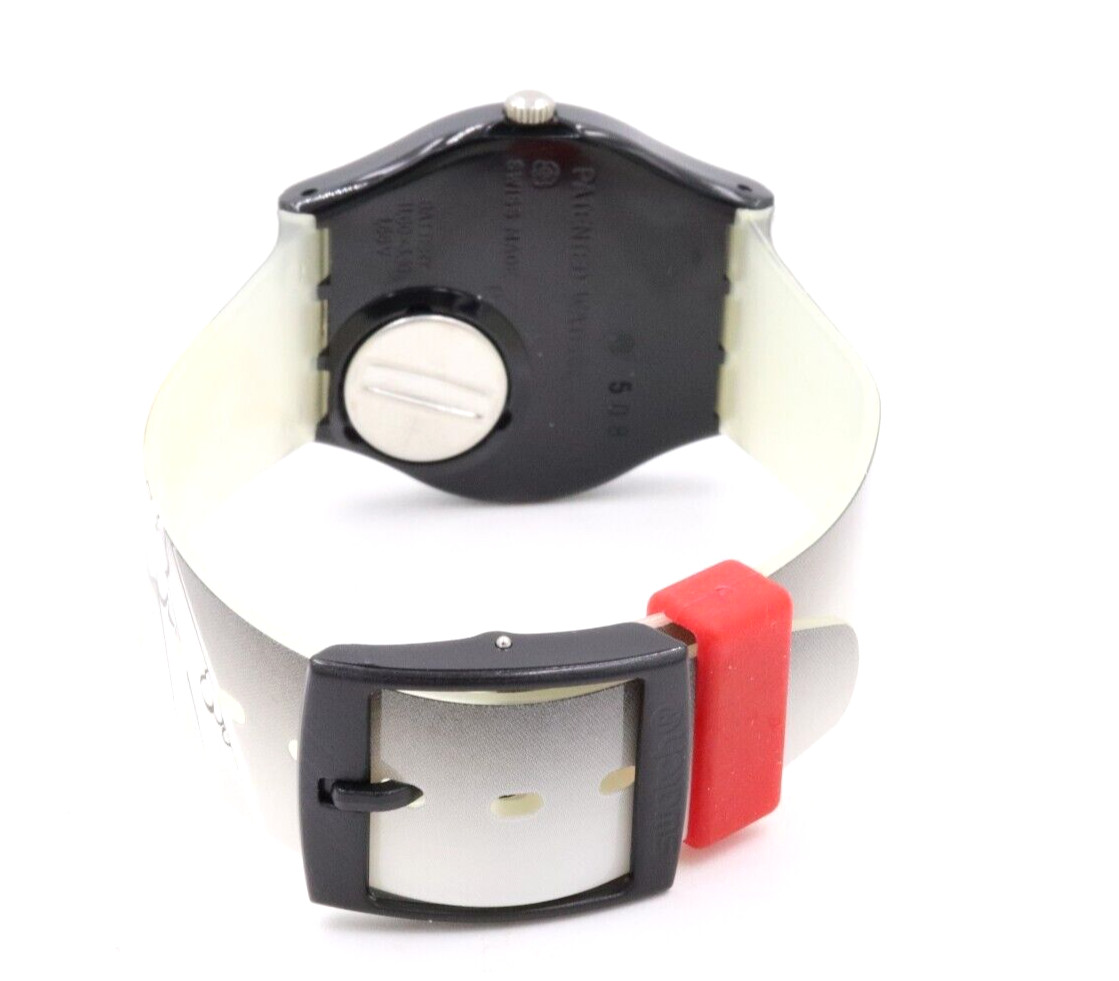 New Swiss Swatch Originals Prosperous Fish Silicone Watch 34mm GB226 $75