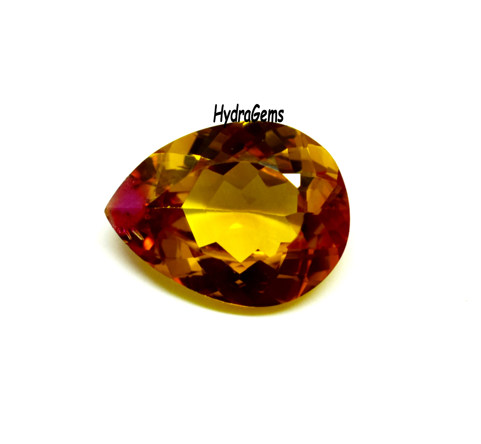 Natural Pitambari Sapphire Golden Honey Yellow-Reddish Tint 12.85 Carat Gemstone