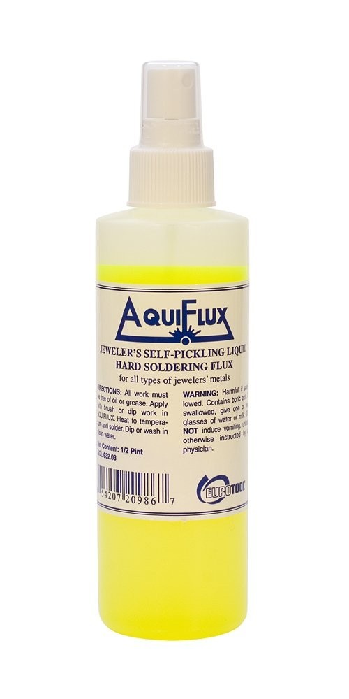 Self-Pickling Liquid Soldering Flux for Jewelry Making – 1/2 Pint Spray Bottle