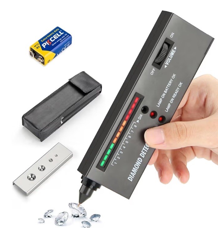 Diamond Tester Professional Gemstone Detector High Accuracy Jeweler Pen