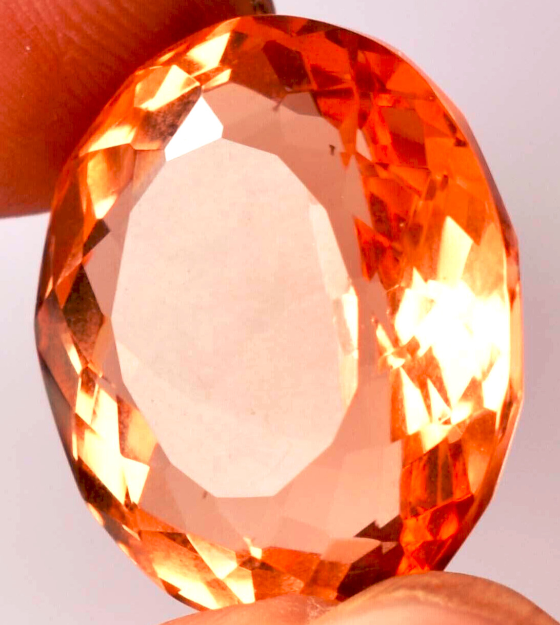 Large Imperial Topaz 92.55 Ct. Oval Cut Loose Gemstone For Ring Pendant Bracelet
