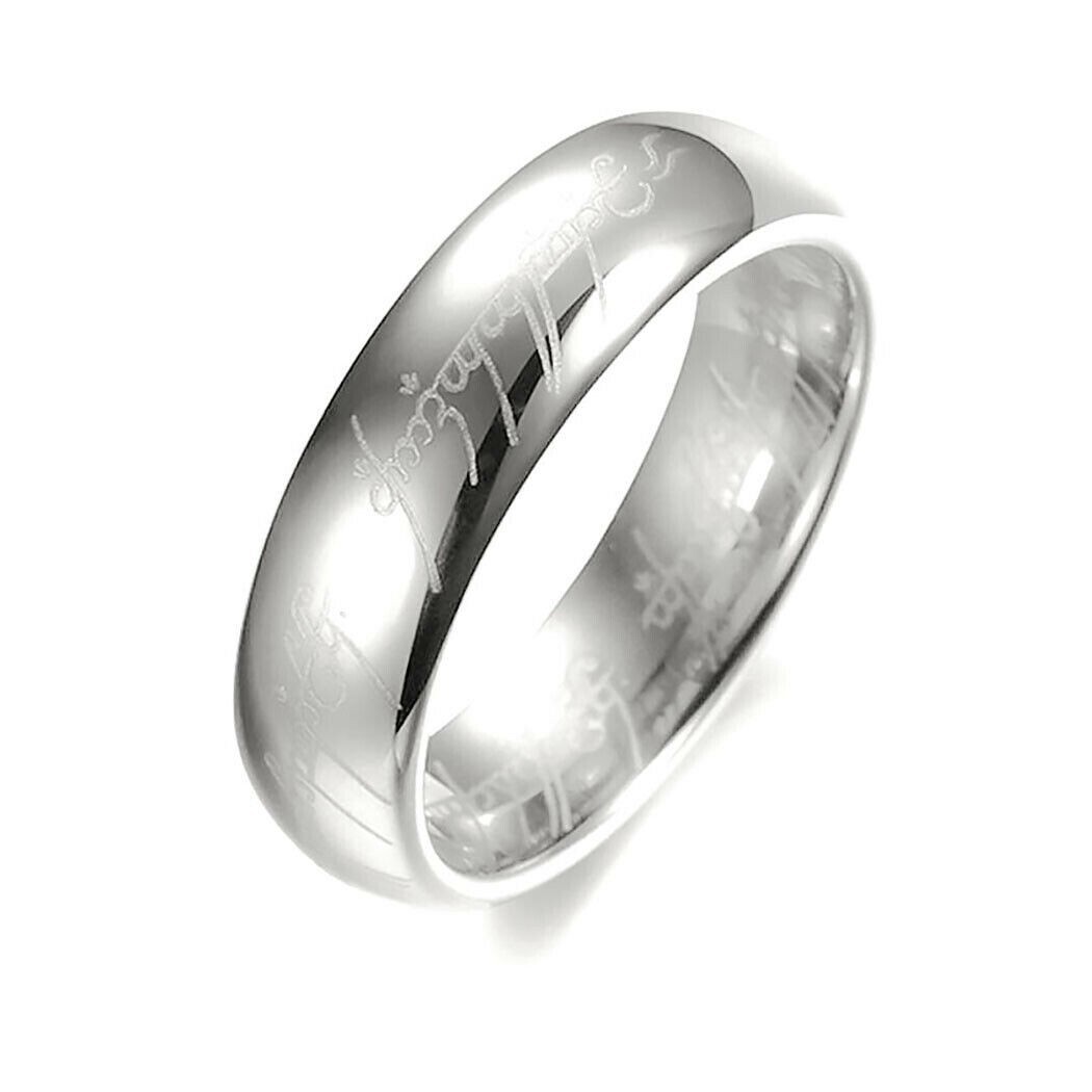 Fashion Lord of the Rings One Ring LOTR Stainless Steel Men’s Ring Size 6-13