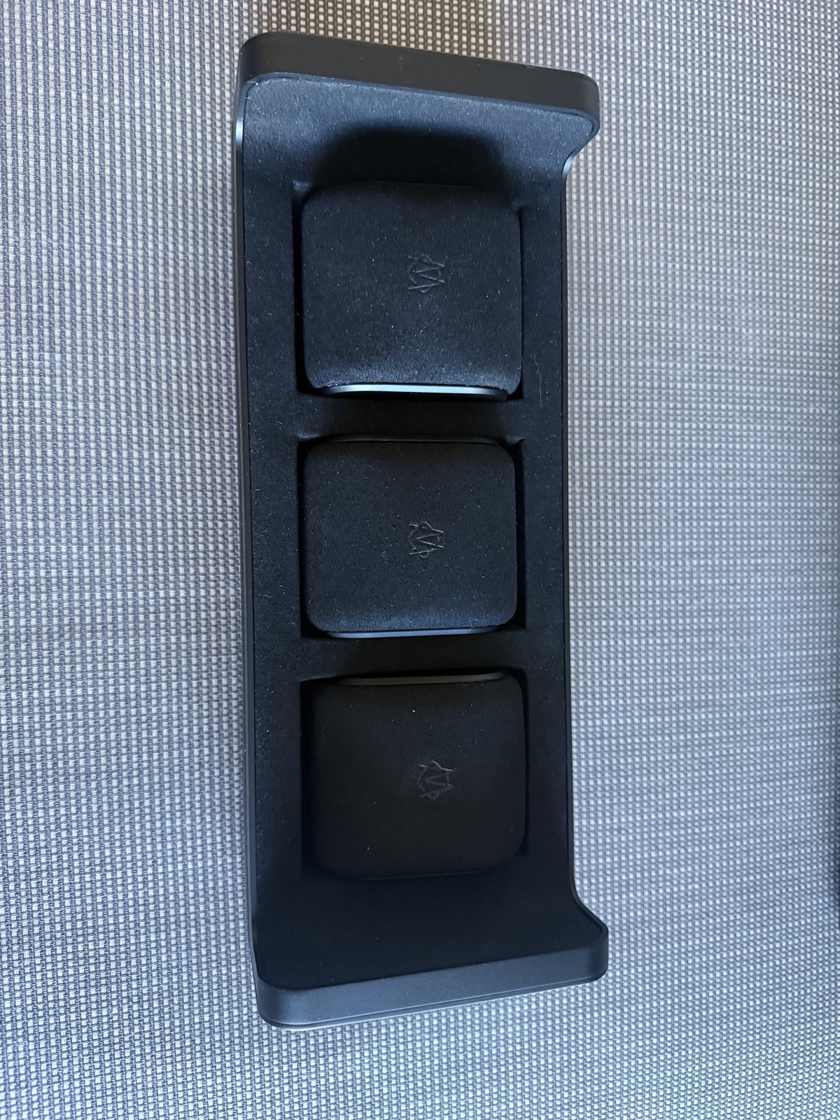 RIMOWA Aluminum Watch Case Black 3 Watch Travel Roll Case Germany Made NEW