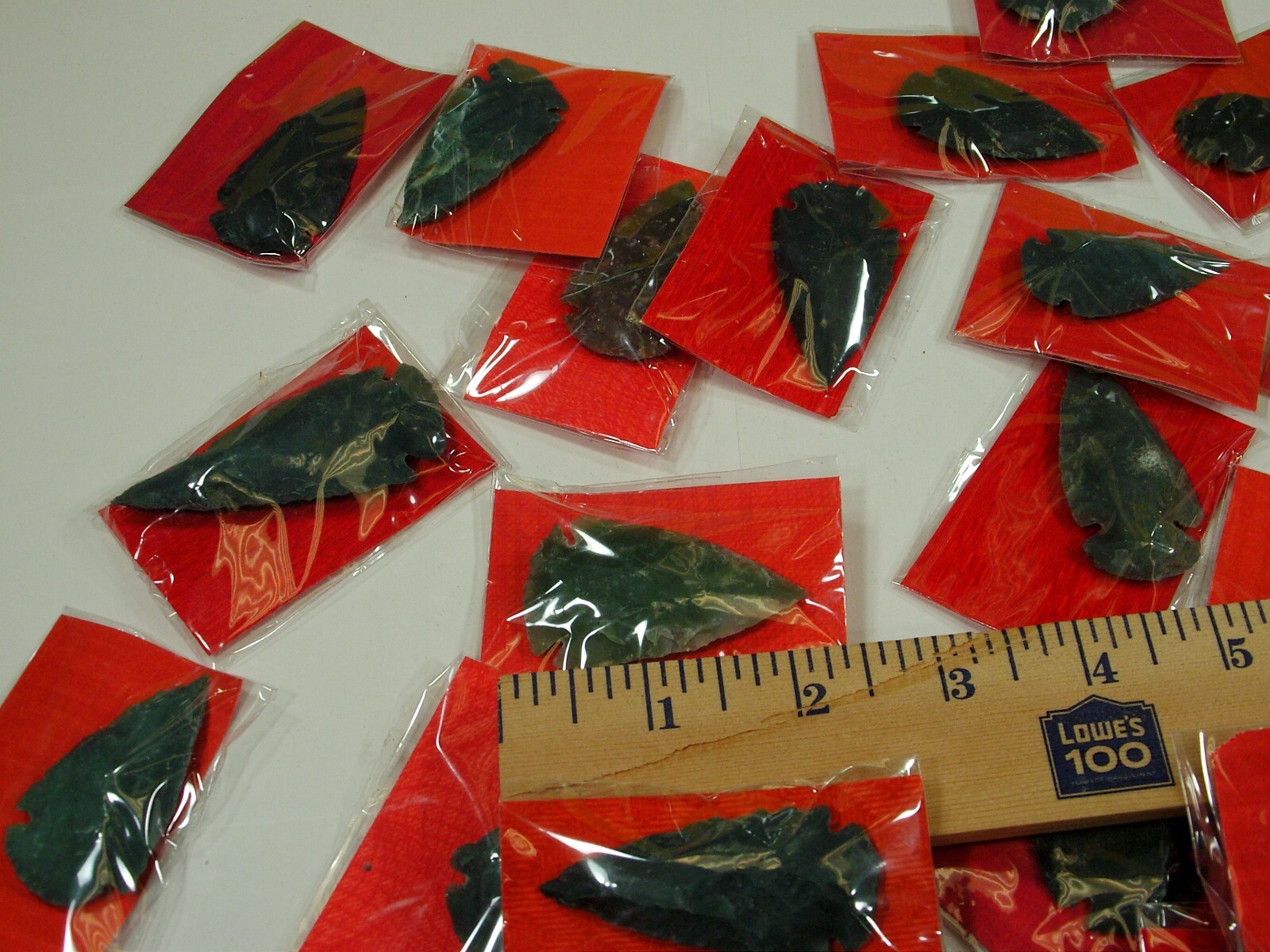 30 Pieces Large 2″ – 2 1/2″ India Handmade Agate Arrowheads Bulk Lot (FC-51) ⭐