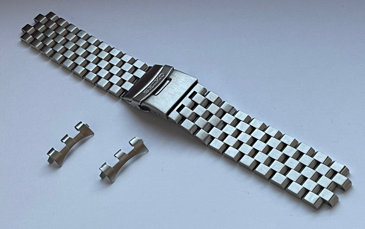 SEIKO 20mm Jubilee Style Heavy Duty Seiko watch Bracelet Stainless steel