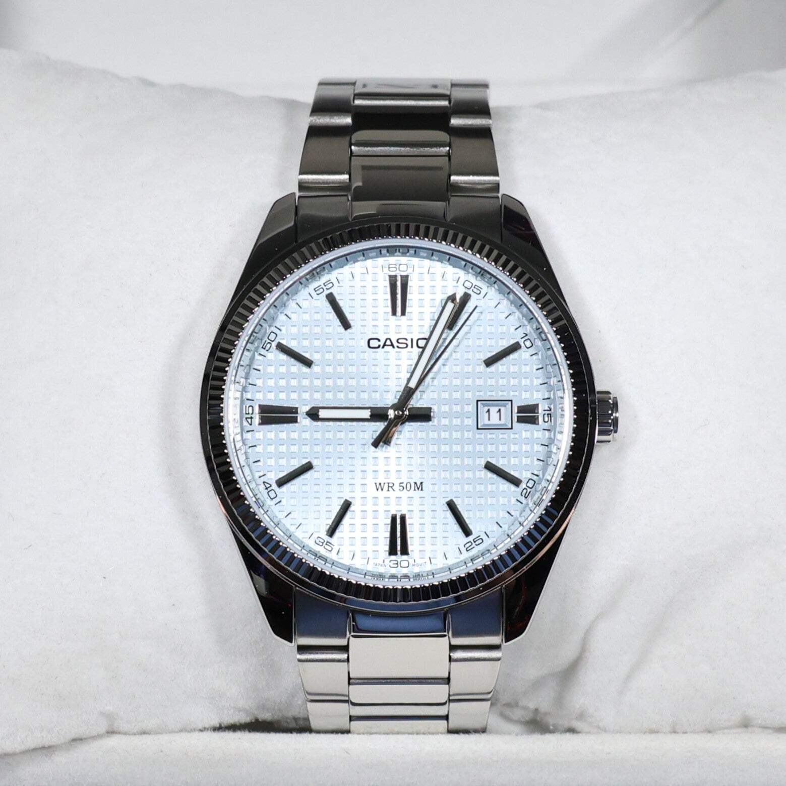 Casio Men’s Vintage Blue Dial Stainless Steel Watch MTP-1302PE-2AVEF