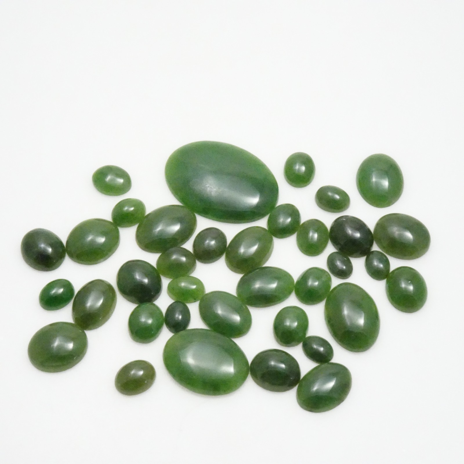 160.80 CTW Aventurine Cabochon Parcel – Oval – MM Varies – Aventurine Cab Parcel