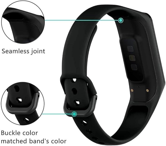 6 Pack Replacement Bands Compatible with Samsung Galaxy Fit 2 SM-R220 for Women