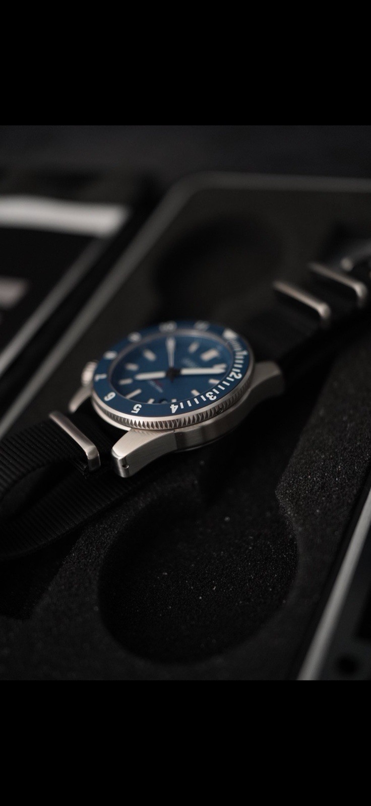 Sangin Instruments Atlas LEO Special Edition Blue Automatic Watch