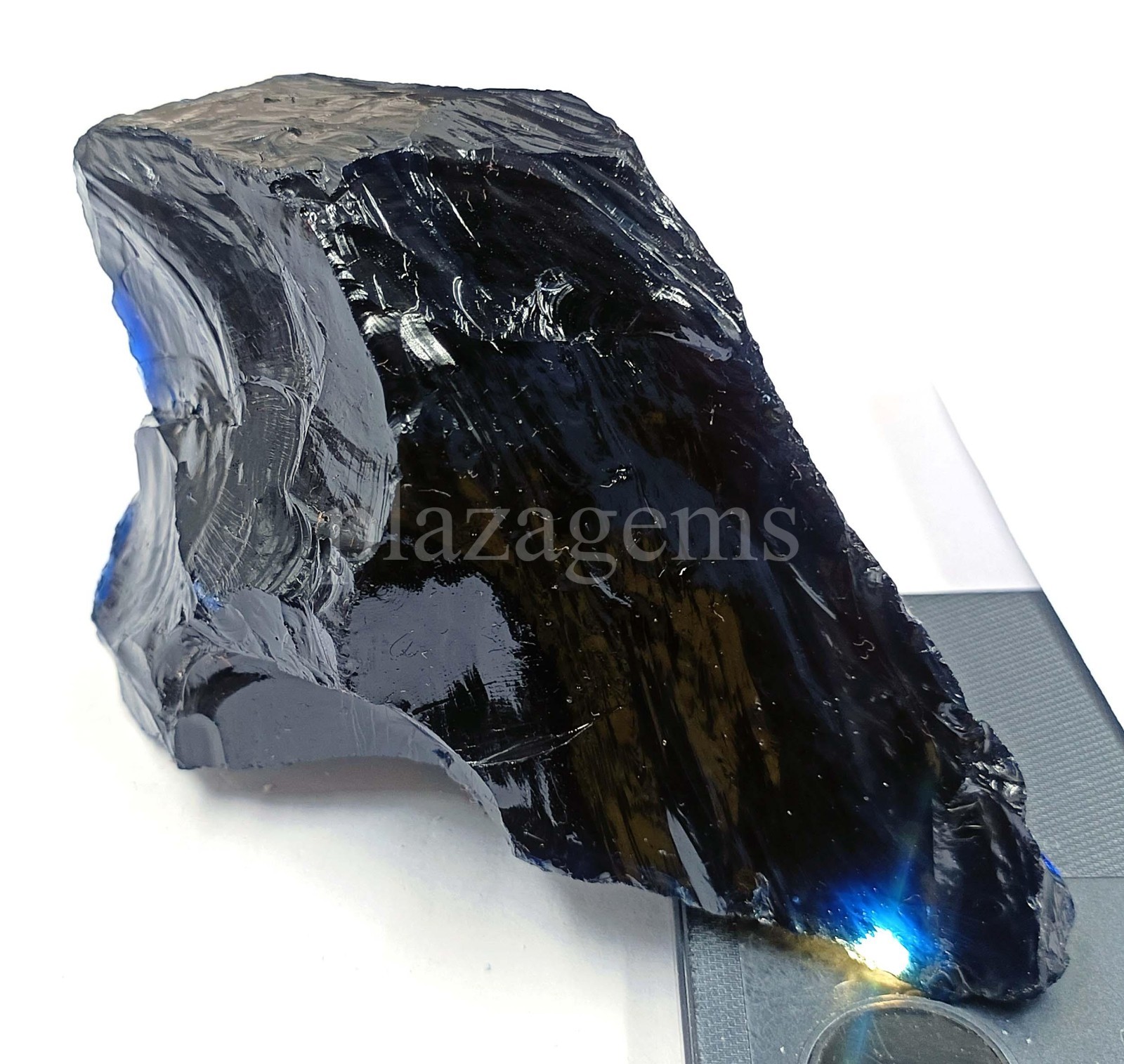 1241.5 CT NATURAL BLUE ALEXANDRITE ROUGH UNCUT EGL CERTIFIED LOOSE GEMSTONE 5ARD