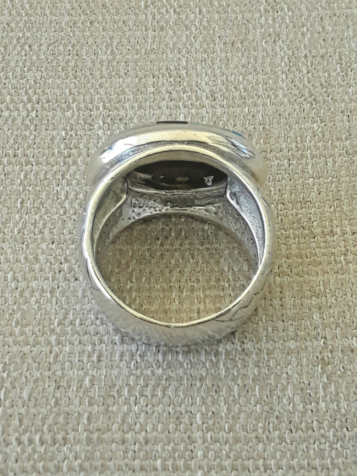 Carolyn Pollack 925 Sterling Silver Multistone Inlay Ring Size 15.4mm about 4.75