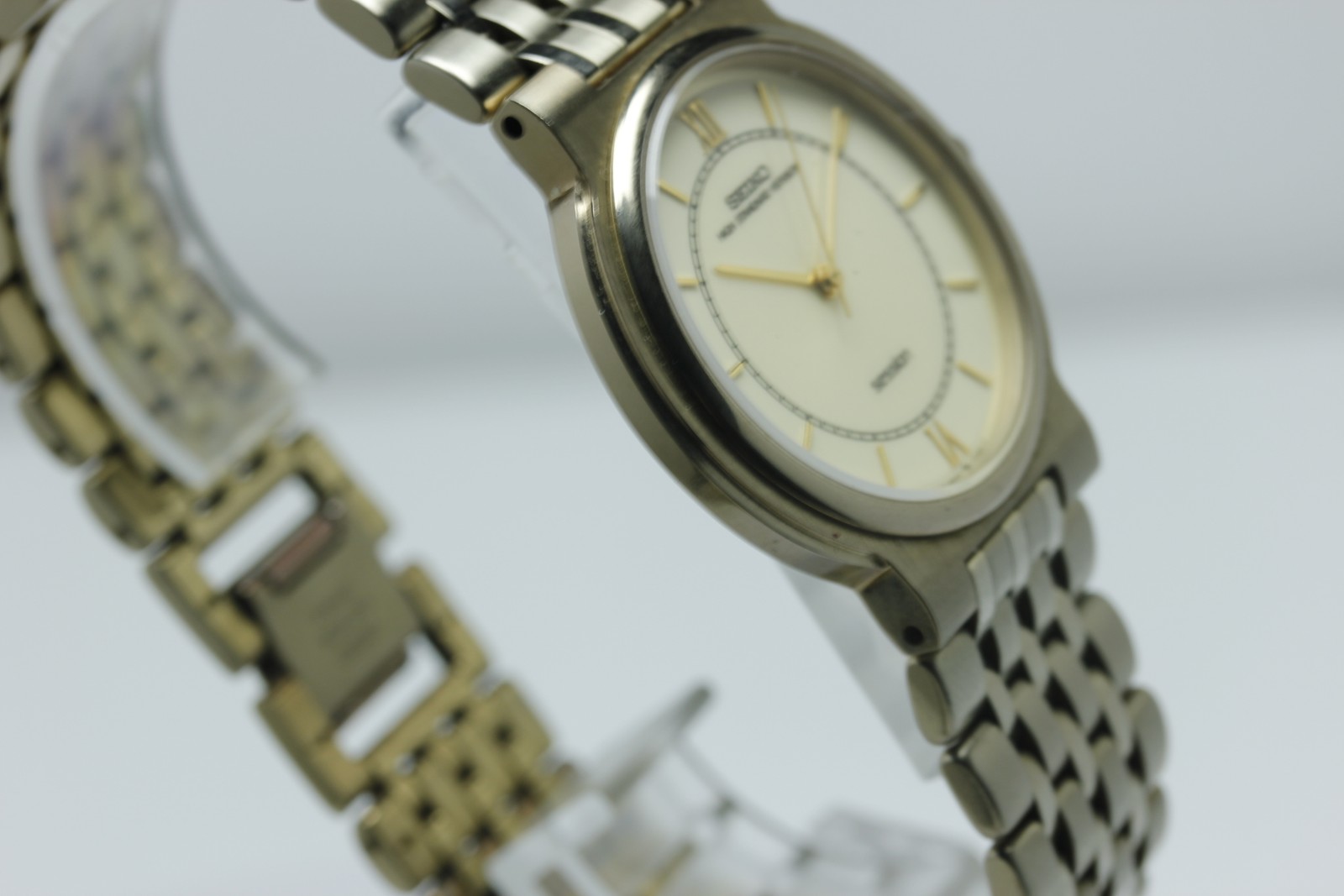SEIKO Session 8N41-7010 Quartz Two-Tone Analog Bracelet Watch Dial 34mm from JPN