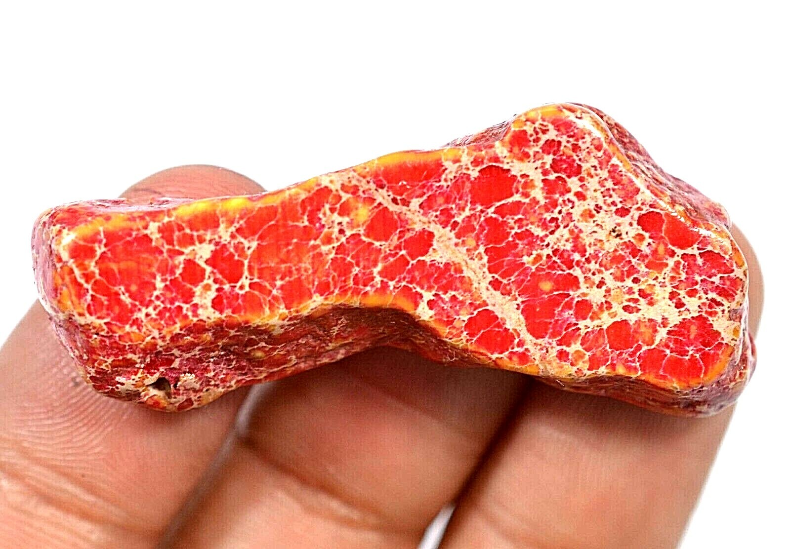 Natural CARCIO LAKE TURQUIOSE 43.55 CT CERTIFIED* Color-Enhanced Drilled Slab !!