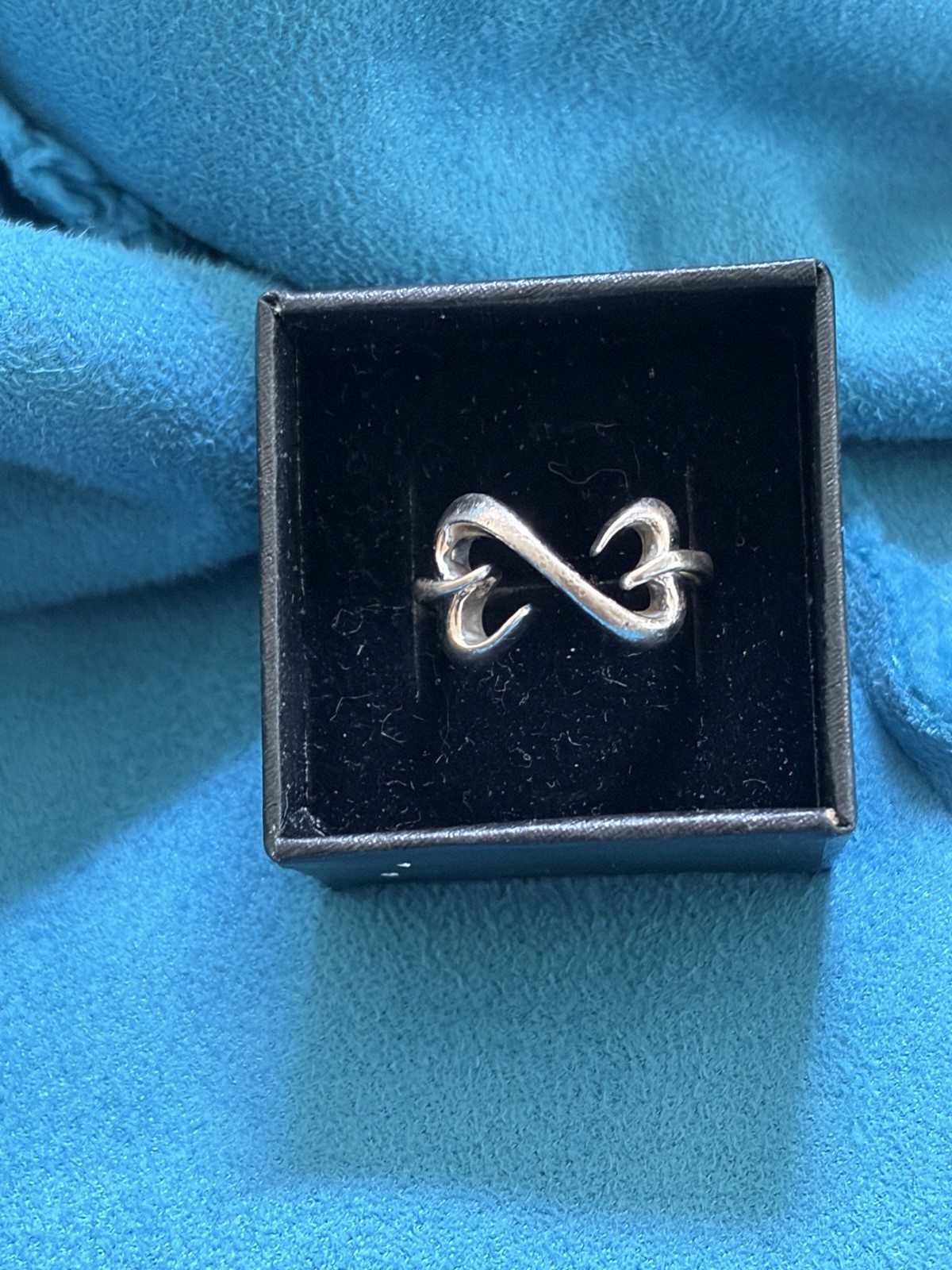 Jane Seymour JWBR Open Heart 925 Sterling Silver Ring Size 6