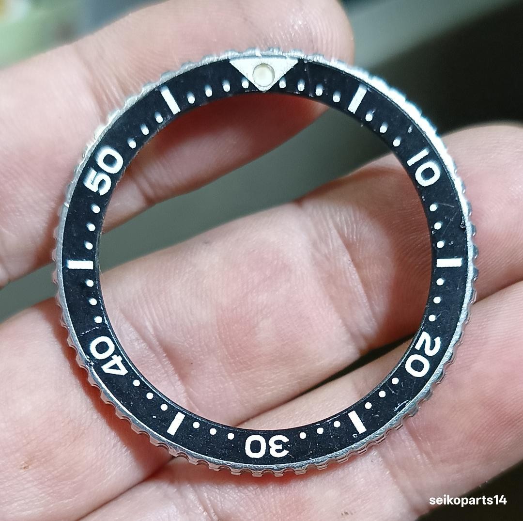 ORIGINAL SEIKO BEZEL MATTE BLACK INSERT 6306-7000 6306-7001 6309-7040 7049 6105
