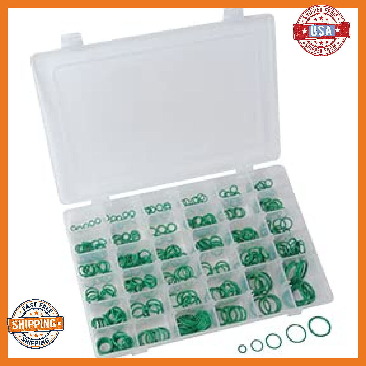 HNBR O-Ring Assortment Kit – 30 Piece Set – High-Quality Seals