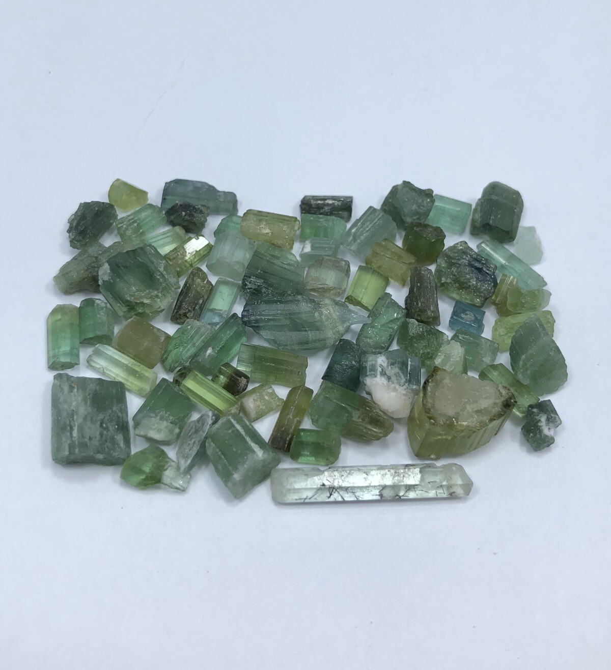 38 Carat Faceted Quality Natural Tourmaline Rough Lot from AFG Loose Gemstone