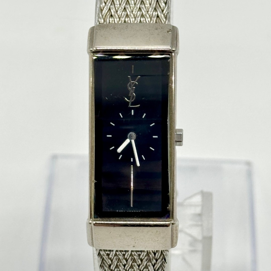 Yves Saint Laurent Watch Black Dial 2 Hands 5421 H05569 Working