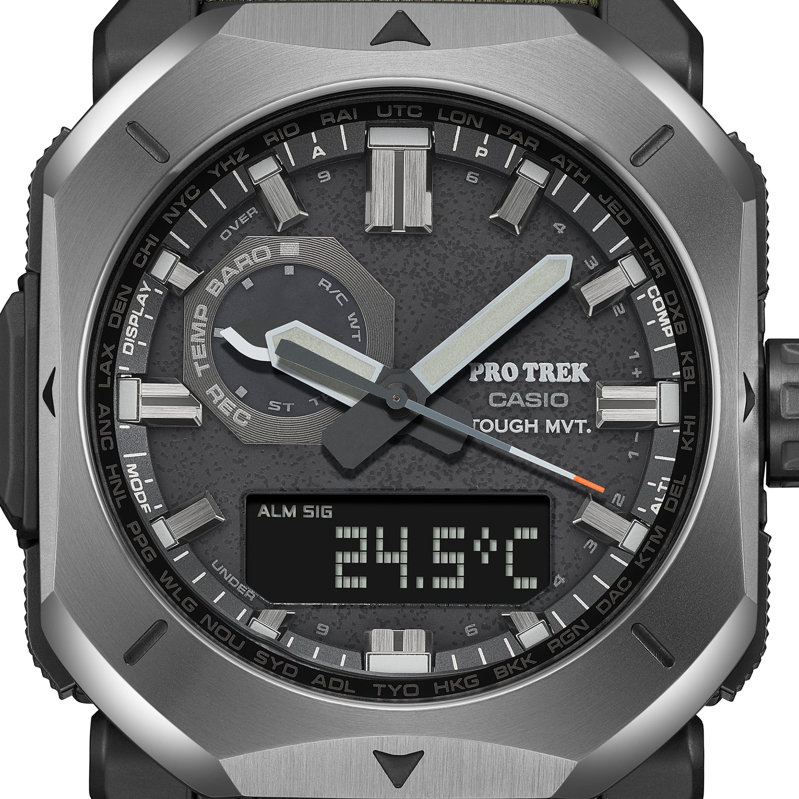 CASIO PRO TREK PRW-6900YB-3JF Climber Line Radio Solar Watch CORDURA Band 44.8mm