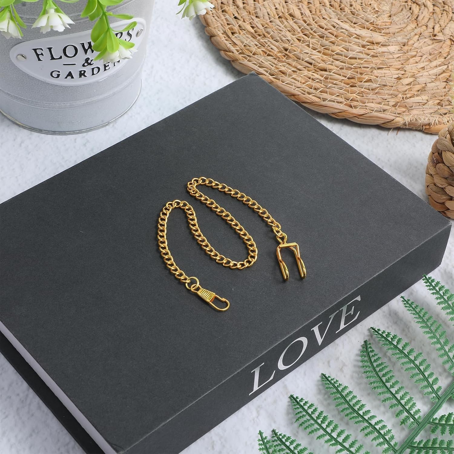 Versatile Gold Alloy Pocket Watch Chain – Stylish Accessory for Every Occasion