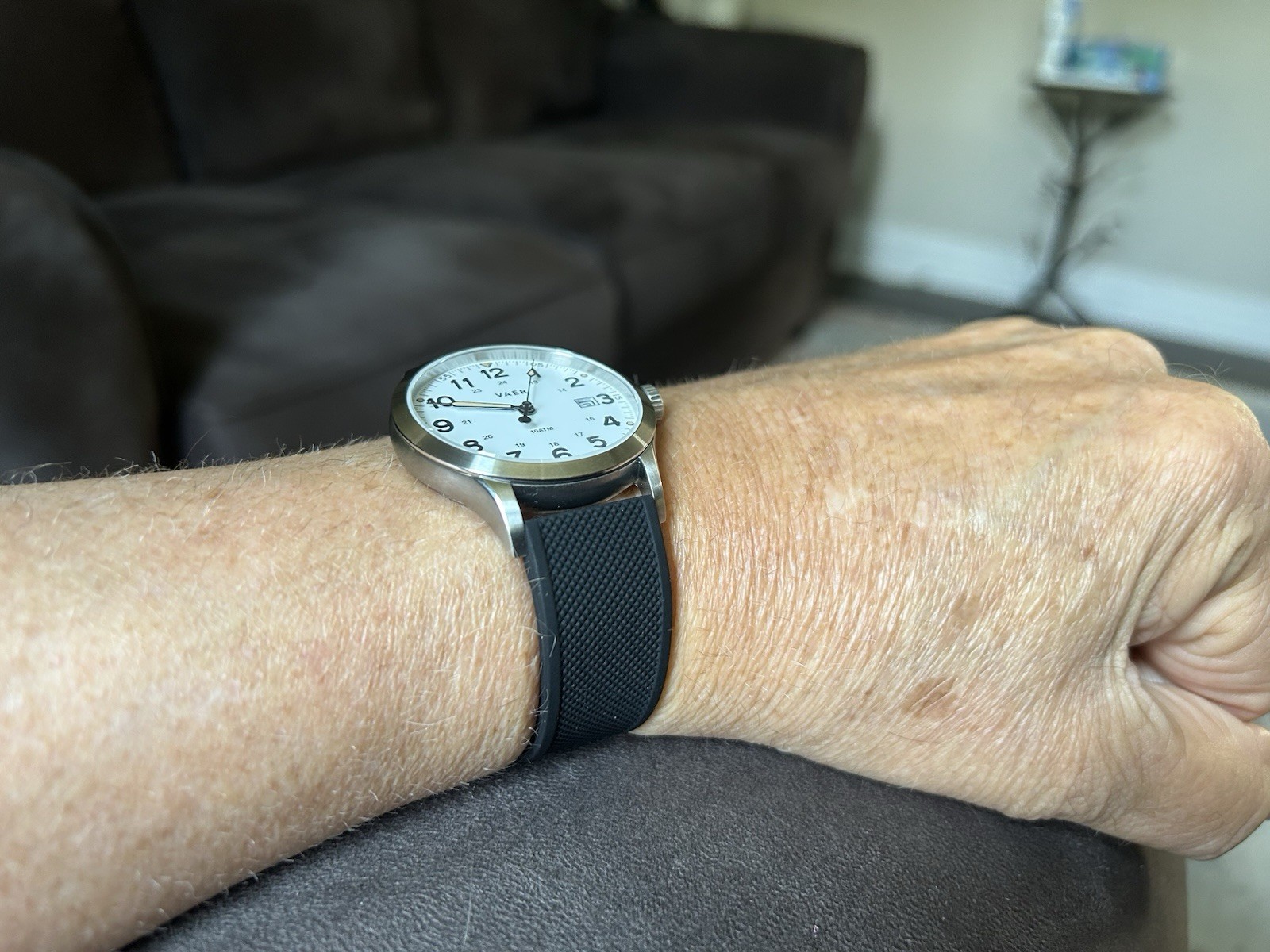 VAER S5 FIELD WHITE 40MM QUARTZ 100M WATCH