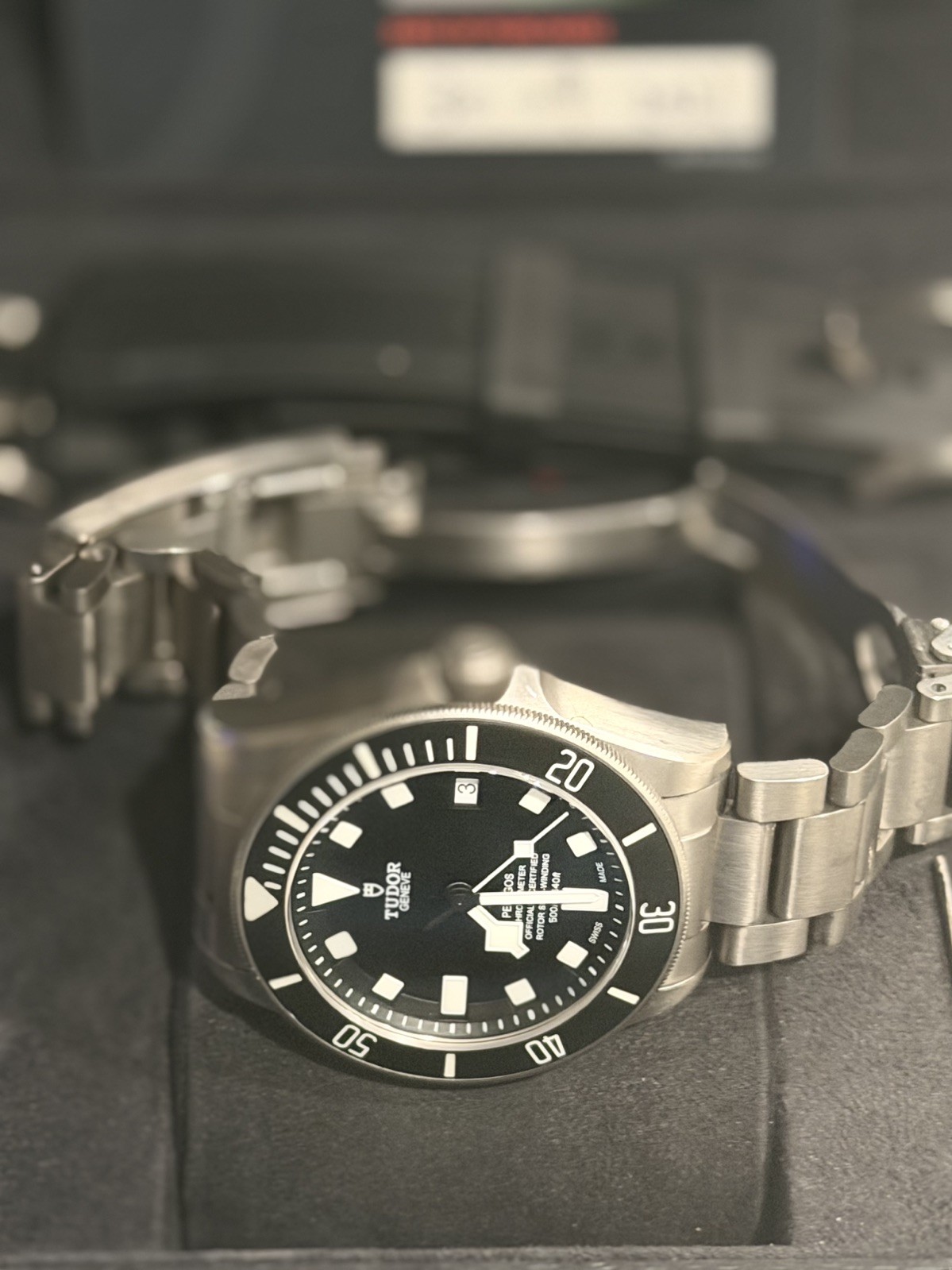 Tudor Pelagos 25600TN Mens Date Titanium Automatic Divers Watch Box Papers 2021