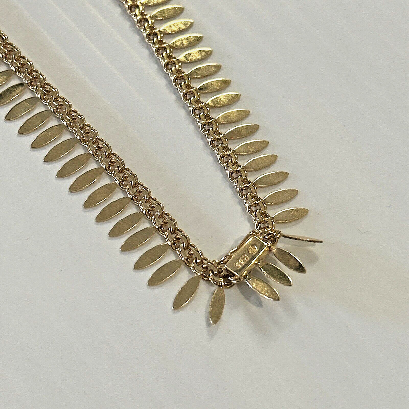 Estate 18k Gold Italian Necklace 16 1/2 Inch – 25.0 Grams