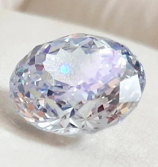 Natural 45.50 Ct+ Precious Cambodian White Zircon Round Loose Gemstone Certified