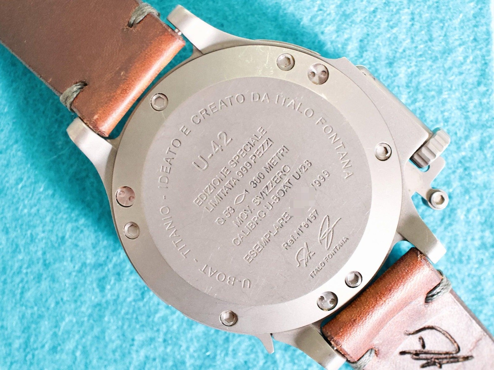 U-Boat U-42 Italo Fontana 53MM Limited Edition Titanium Automatic Limited to 99