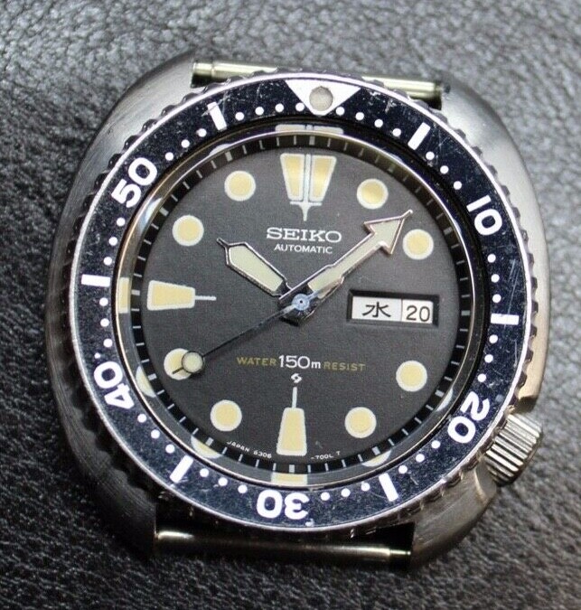 Sapphire Blue AR 320w34ga Seiko diver 6309-7040 6309-7049 6306-7000 6306-7001
