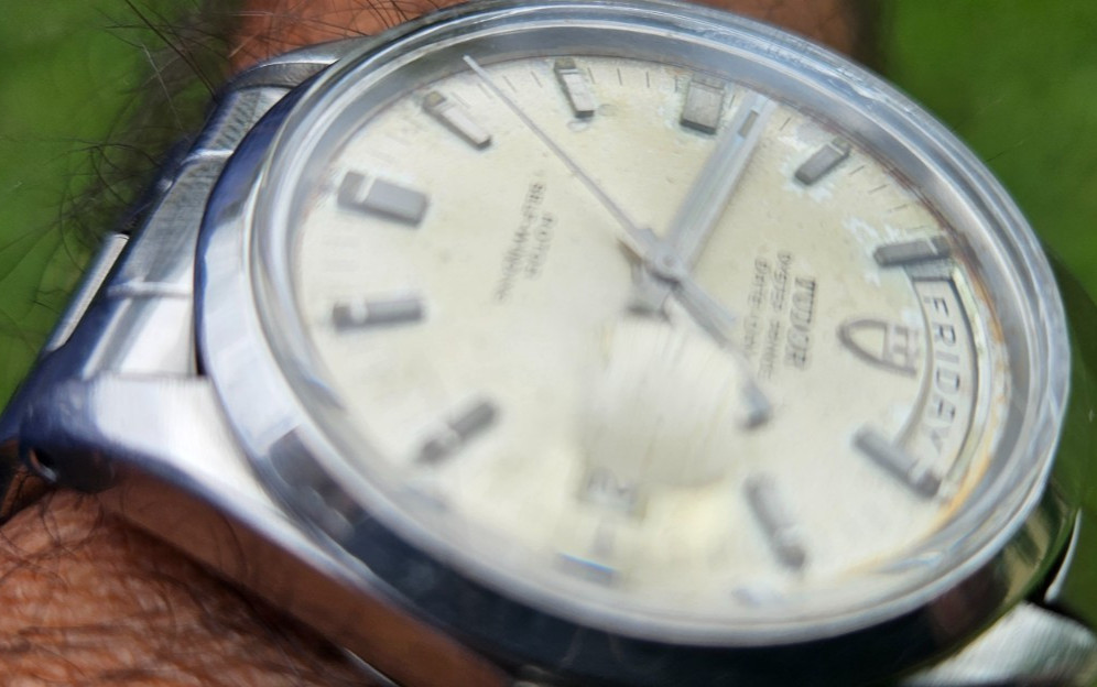 Tudor 7017/0 Vintage Date Day Jumbo Oyster Prince 38mm Recent Service